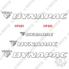 Fits Dynapac CP221 Decal Kit Roller