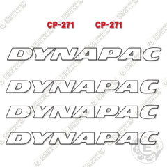 Fits Dynapac CP271 Decal Kit Roller