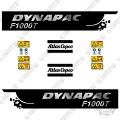 Fits Dynapac F1000T Decal Kit Paver