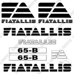 Fits Fiat Allis 65-B Decal Kit Grader