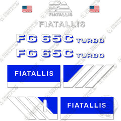 Fits Fiat Allis FG65C Decal Kit Motor Grader