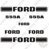 Image of Fits Ford 555A Decal Kit Backhoe