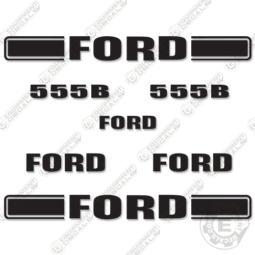 Fits Ford 555B Decal Kit Backhoe