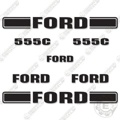 Fits Ford 555C Decal Kit Backhoe