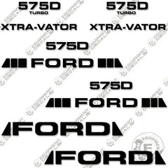 Fits Ford 575D Decal Kit Backhoe