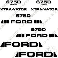 Fits Ford 675D Decal Kit Backhoe