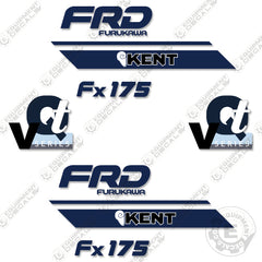 Fits FRD Kent FX175 Decal Kit Hydraulic Hammer