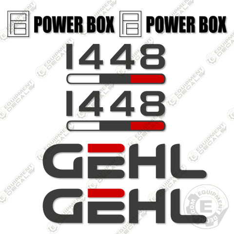 Fits GEHL 1448 Decal Kit Paver