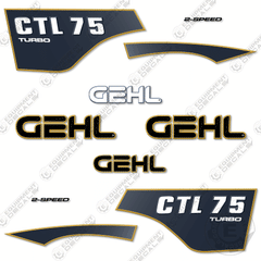 Fits GEHL CTL75 Decal Kit Skid Steer