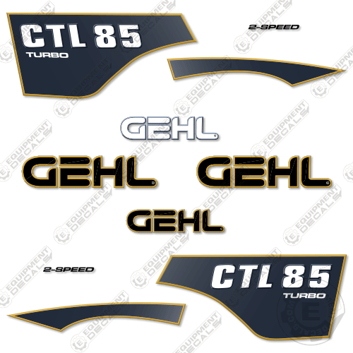 Geisel Sticker Fits GEHL CTL85 Decal Kit Skid Steer – Equipment Decals