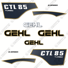 Fits GEHL CTL85 Decal Kit Skid Steer