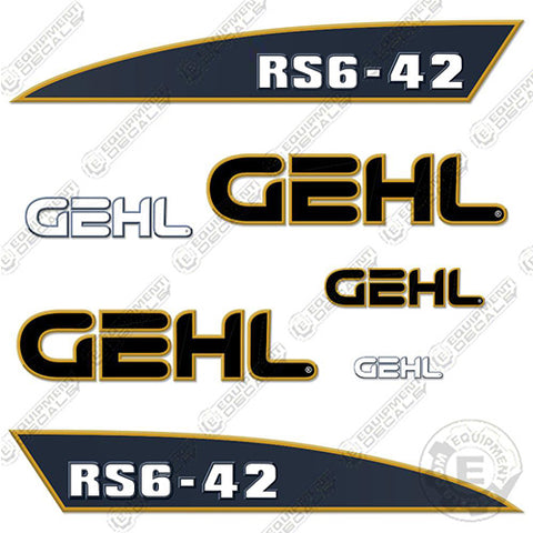 Fits GEHL RS6-42 Decal Kit Telescopic Forklift