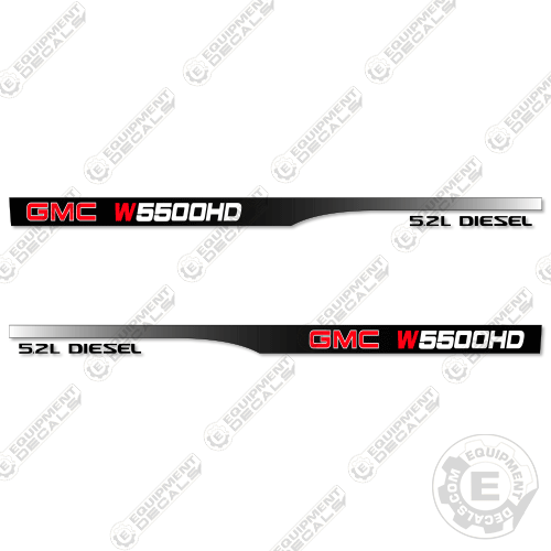 Fits GMC W5500HD Decal Kit Dump Truck