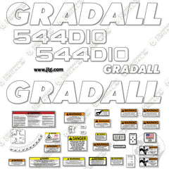 Fits Gradall 544D-10 Decal Kit Telehandler