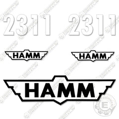 Fits HAMM 2311 SD Soil Compactor Roller Decals