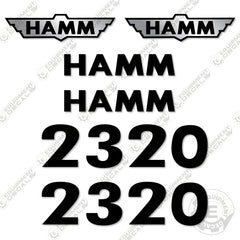 Fits HAMM 2320 Decal Kit Soil Compactor Roller