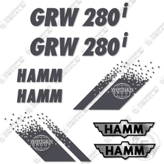 Fits HAMM GRW 280I Decal Kit Roller