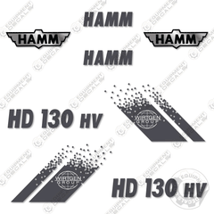 Fits HAMM HD130HV Vibratory Roller Decal Kit