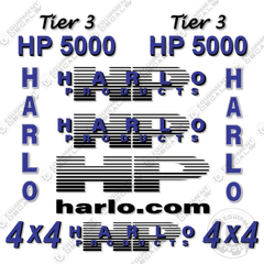 Fits Harlo HP5000 Decal Kit Forklift