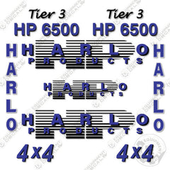 Fits Harlo HP6500 Decal Kit Forklift