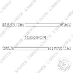 Fits Hesston 4600 Decal Kit Round Baler