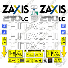 Fits Hitachi 210LC Decal Kit ZAxis Excavator
