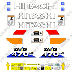 Fits Hitachi ZX470LC Decal Kit Excavator