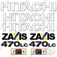 Fits Hitachi 470LC-5 Decal Kit ZAxis Excavator