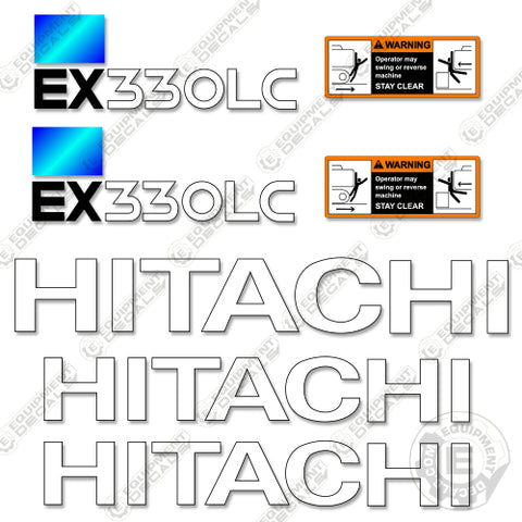 Fits Hitachi EX330LC-5 Decal Kit