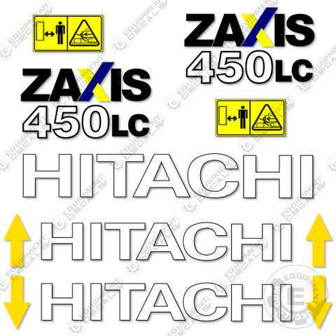 Fits Hitachi 450LC-3 Decal Kit ZAxis Excavator