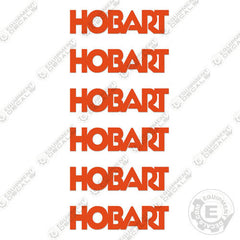 Fits Hobart Welder Decal Kit (3 Sets of 2)