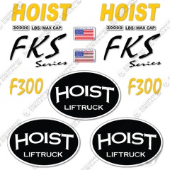 Fits Hoist F300 Decal Kit Forklift