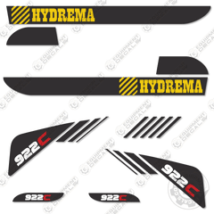 Fits Hydrema 922C Decal Kit Dump Truck