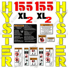 Fits Hyster 155 XL2 Decal Kit Forklift