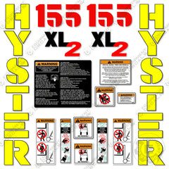 Fits Hyster 230XL Decal Kit Forklift – Equipment Decals Fits Hyster 230XL Decal Kit Forklift – Equipment Decals