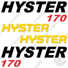 Fits Hyster 170 Decal Kit Forklift