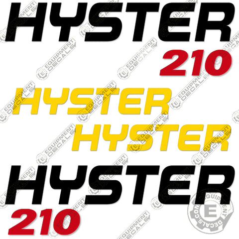 Fits Hyster 210 Decal Kit Forklift