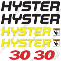 Fits Hyster 30 Decal Kit Forklift
