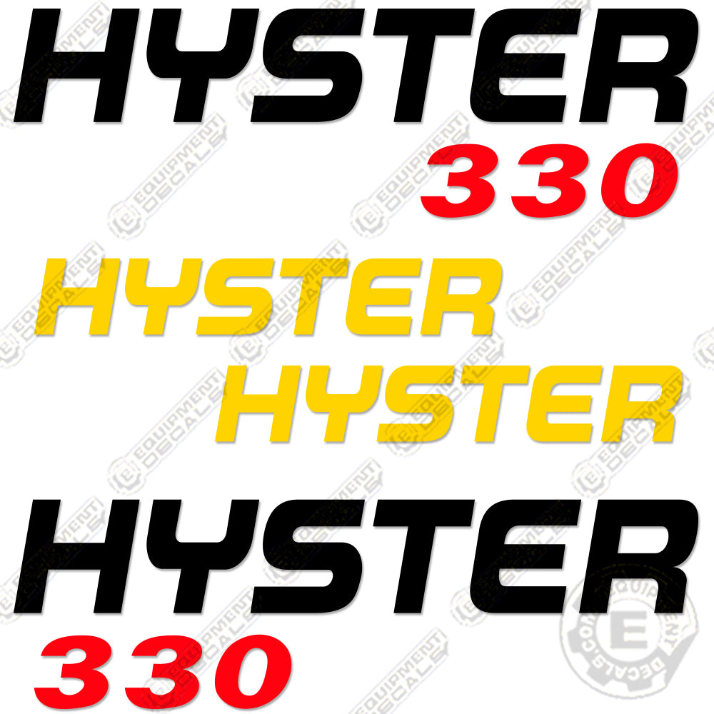 Fits Hyster 330 Forklift Decal Kit
