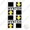 Image of Fits Hyster Roller Decals + J&M Logo Package