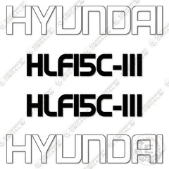 Fits Hyundai HLF15C-III Decal Kit Forklift