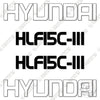Image of Hyundai HLF15C-III Decal Kit Forklift - Aftermarket Kit