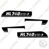 Image of Hyundai HL740XTD-7 Decal Kit Wheel Loader (Numbers Only) - Aftermarket Kit
