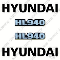 Fits Hyundai HL940 Decal Kit Wheel Loader