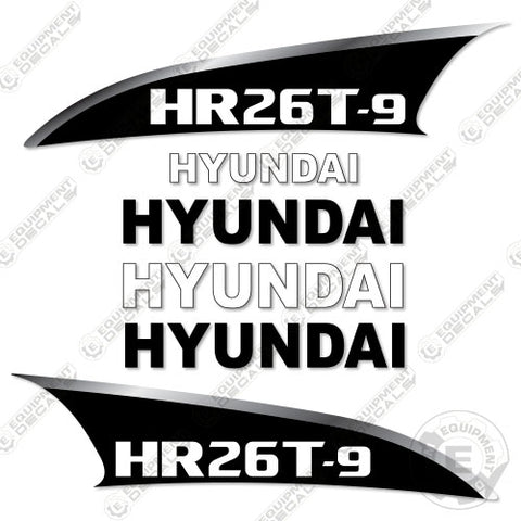Fits Hyundai HR26T-9 Decal Kit Roller