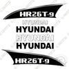 Image of Hyundai HR26T-9 Decal Kit Roller - Aftermarket Kit