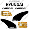 Image of Hyundai HR70C-9 Decal Kit Wheel Loader - Aftermarket Kit