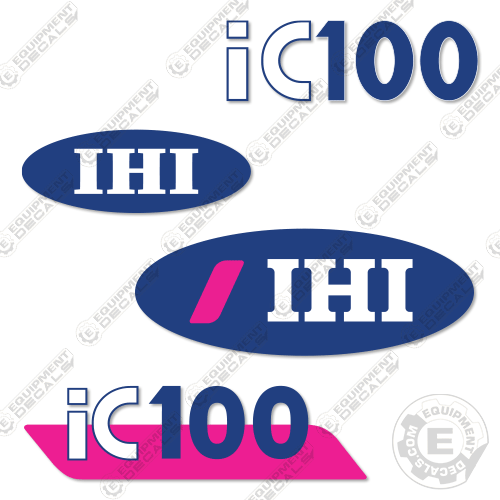 Fits IHI IC100 Decal Kit Crawler Carrier