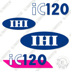 Fits IHI IC120 Decal Kit Crawler Carrier