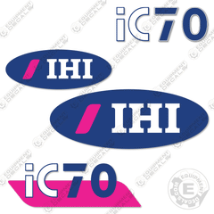 Fits IHI IC70 Decal Kit Crawler Carrier